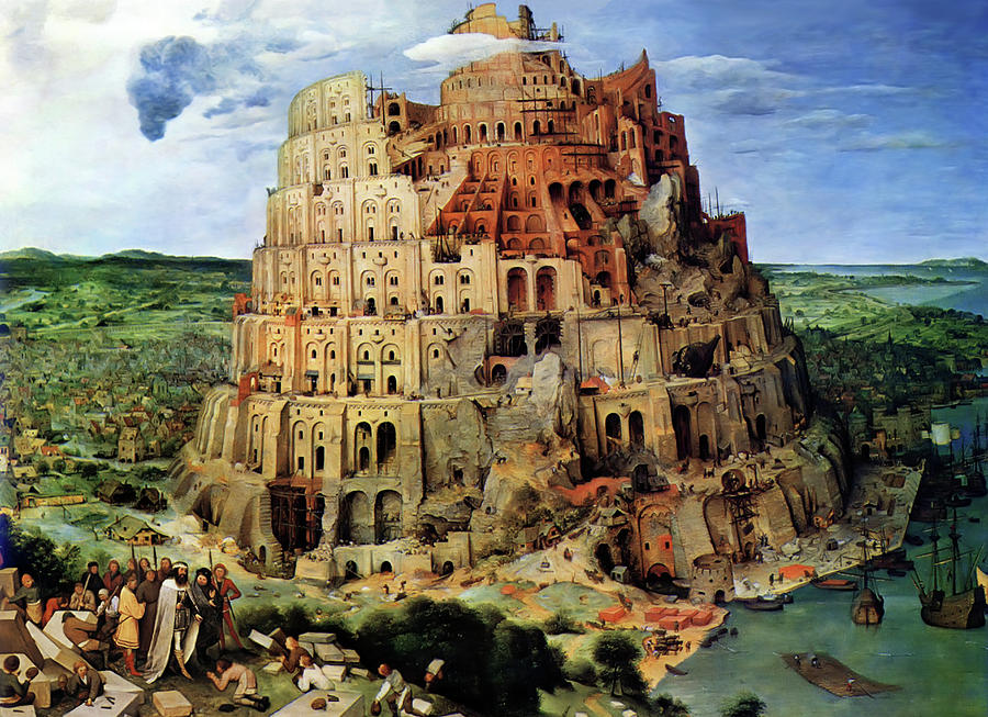 Tower Of Babel Painting by Pieter Bruegel