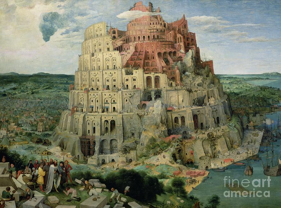 Genesis Painting - Tower of Babel by Pieter the Elder Bruegel