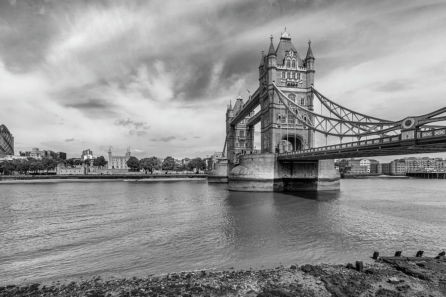 Tower of London and Bridge Photograph by Georgia Clare