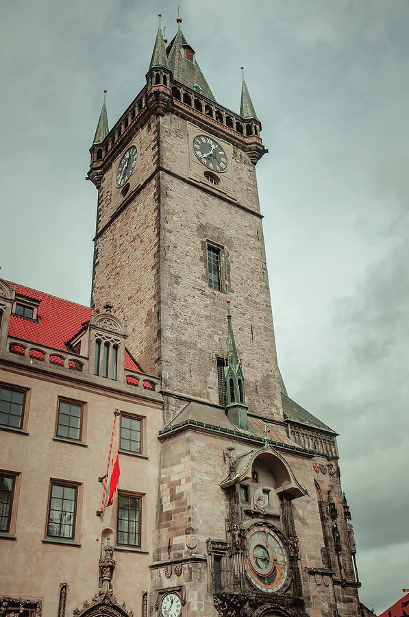 Tower of Old Town Hall in Prague Photograph by Jenny Rainbow
