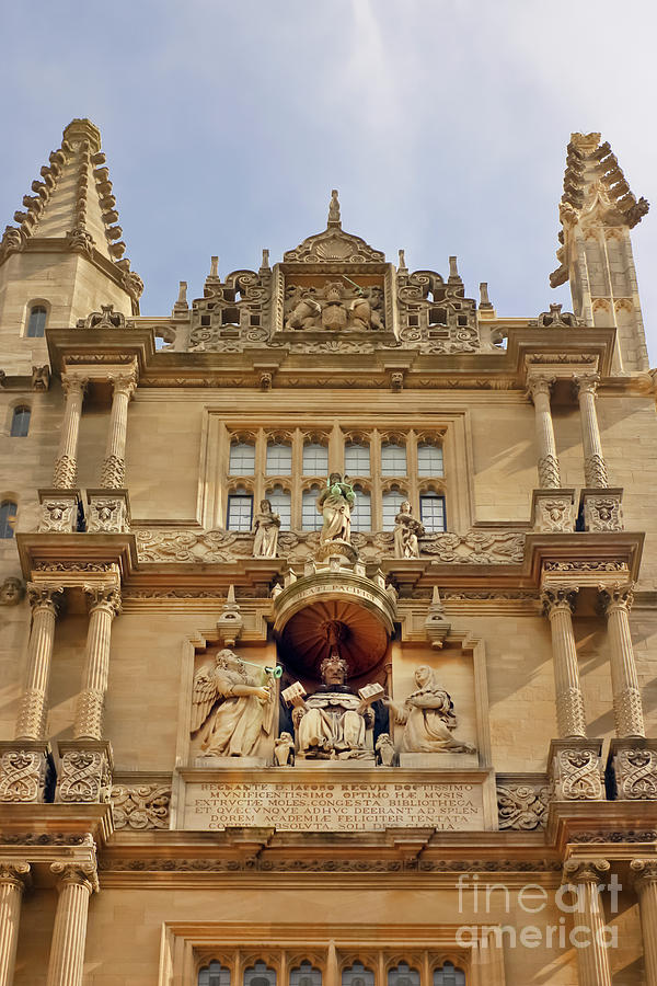 Tower Of The Five Orders Bodleian Library Oxford Photograph