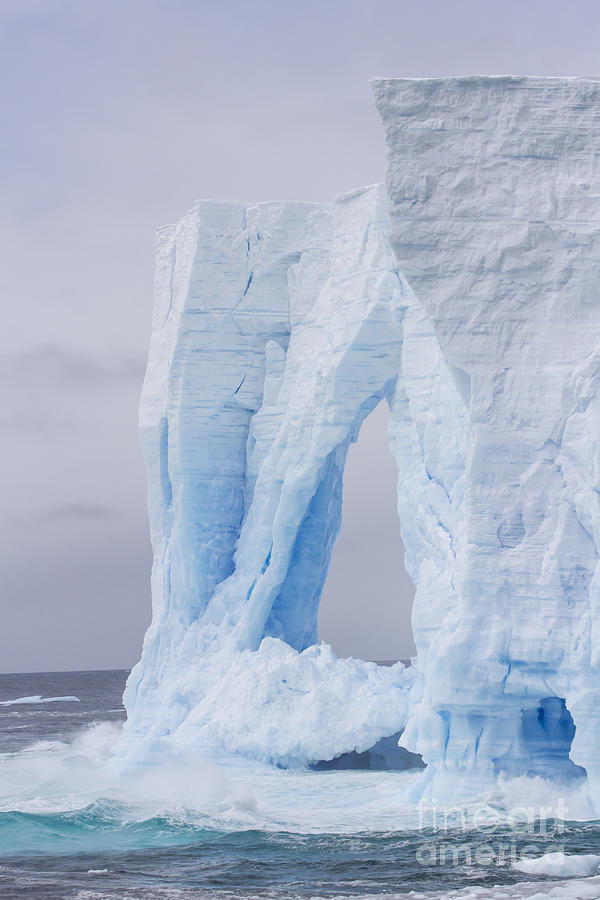 Tower Sculpture In Iceberg Photograph