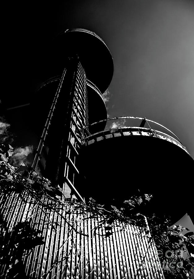 Tower Worlds Fair Deep Black Tones 64 Photograph by Chuck Kuhn