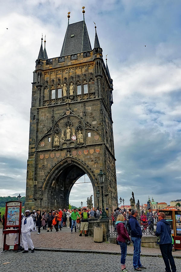 Tower Entrance Onto The Charles Bridge In Prague Photograph by Rick Rosenshein