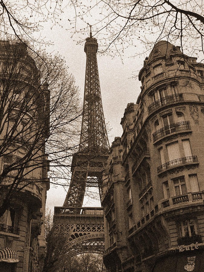 Paris Photograph - Towering Eiffel by Mark Currier