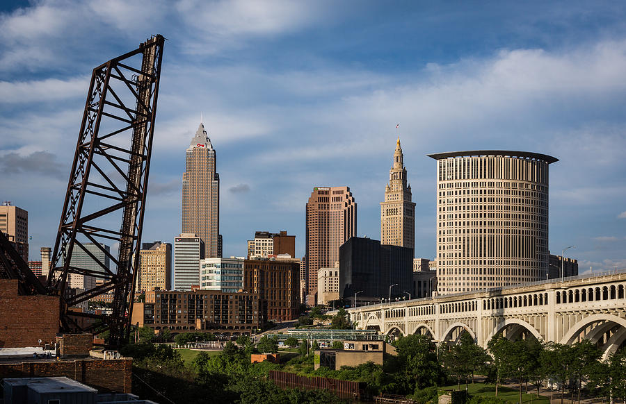 Towering In Cleveland ohio Photograph by Dale Kincaid