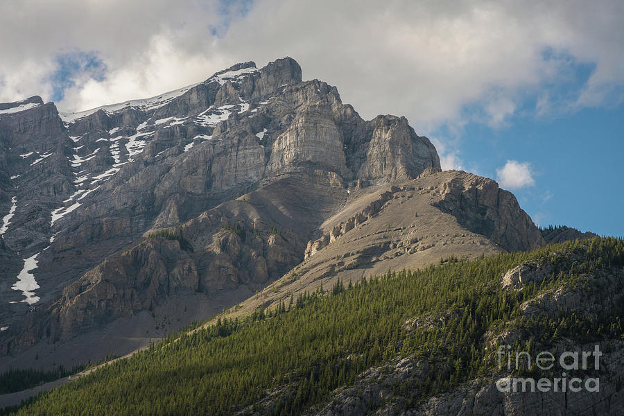 Towering Mount Norquay Banff Photograph by Mike Reid