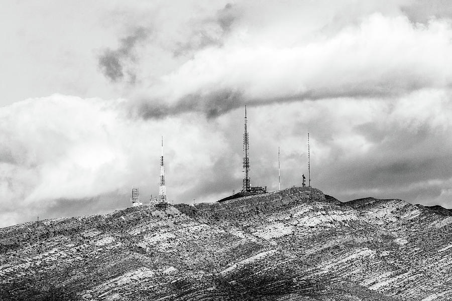 Towers of Mount Franklin El Paso Photograph by SR Green Towers of Mount Franklin El Paso Photograph by SR Green