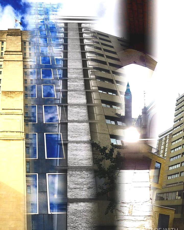 London Digital Art - Towers Of Power by Steve Swindells