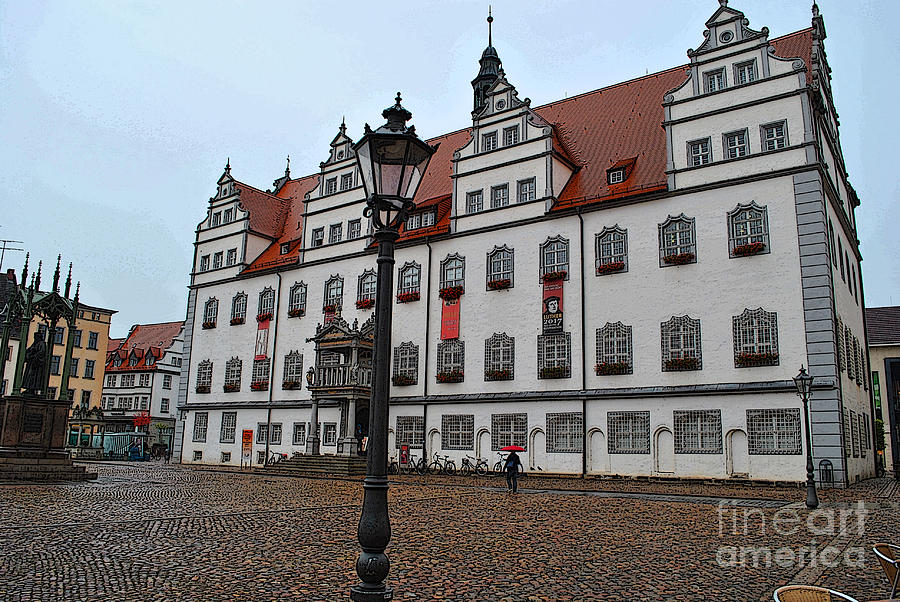 Wittenberg Photograph - Town Hall by Jost Houk