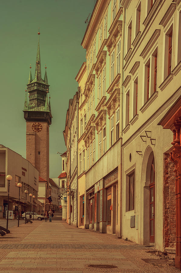 Town Hall Tower. Znojmo. South Moravia Photograph by Jenny Rainbow
