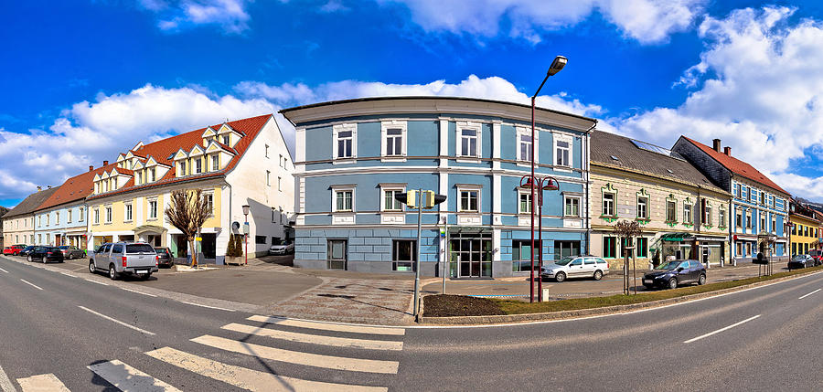 Town of Bad sankt Leonhard im Lavanttal center panorama, Carinth Photograph by Brch Photography