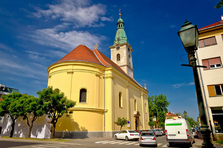 Town of Bjelovar square and church Photograph by Brch Photography