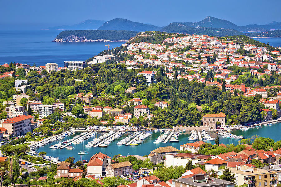 Town Of Dubrovnik Babin Kuk And Archipelago View Photograph By Brch Photography Fine Art America