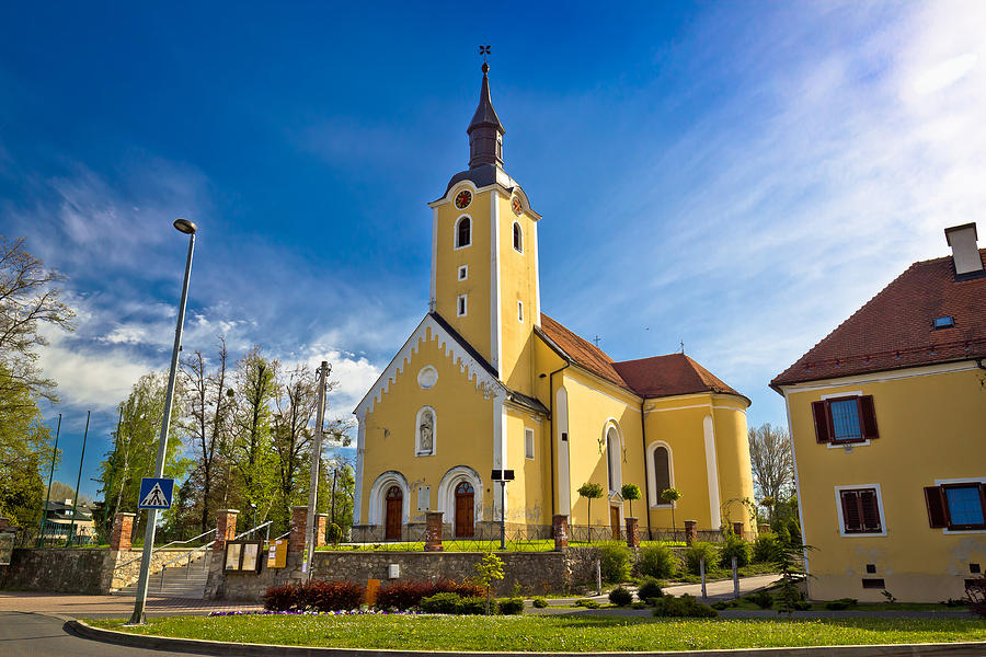 Town of Ivanec church view Photograph by Brch Photography
