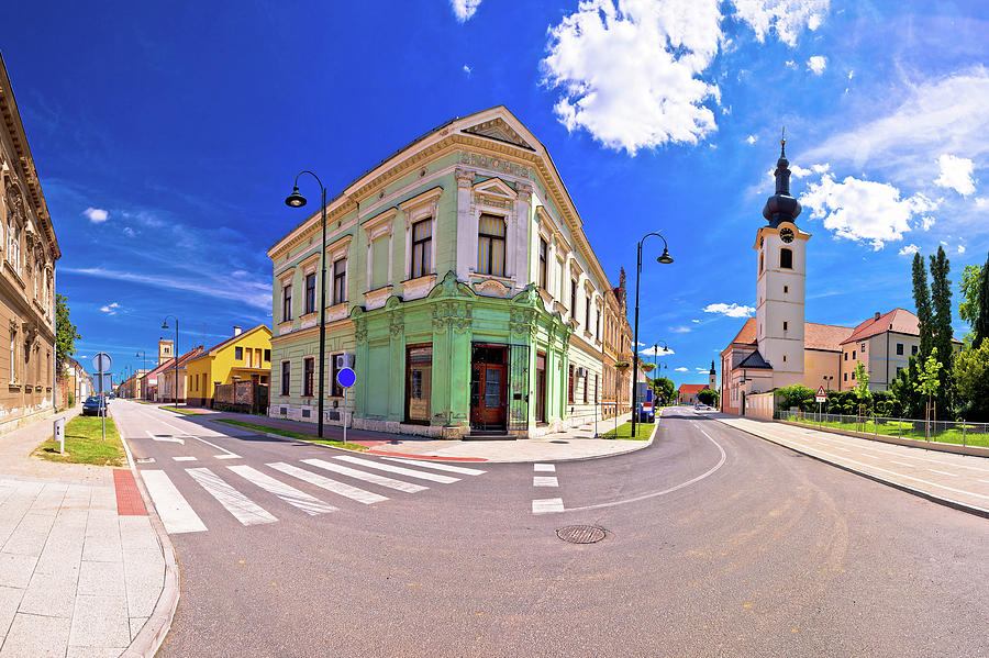 Town of Koprivnica old street view Photograph by Brch Photography