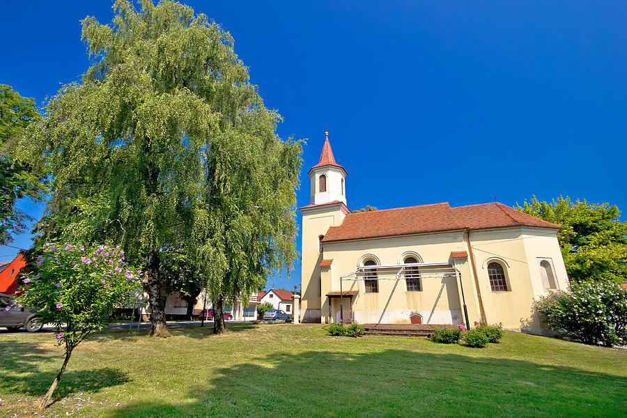 Town of Krizevci Saint Marko church Photograph by Brch Photography