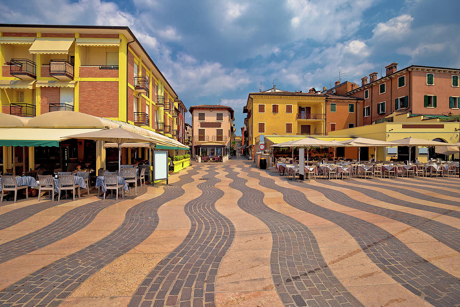 Town of Lazise streetscape view Photograph by Brch Photography