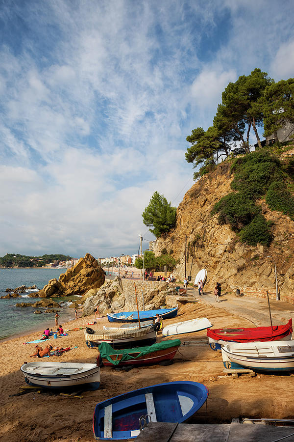 Town of Lloret de Mar on Costa Brava in Spain Photograph by Artur Bogacki