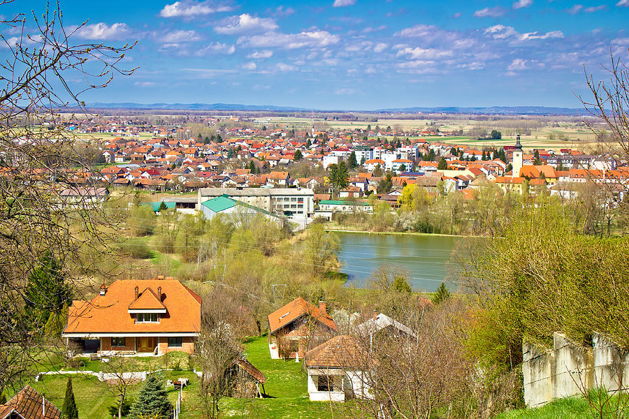 Town of Ludbreg springtime view Photograph by Brch Photography