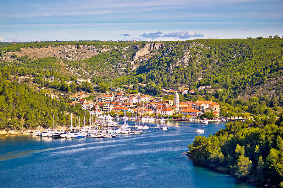 Town of Skradin on Krka river Photograph by Brch Photography