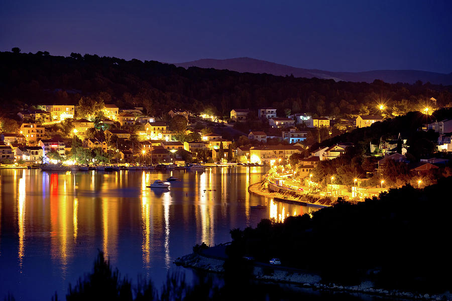 Town of Tisno bay evening view Photograph by Brch Photography