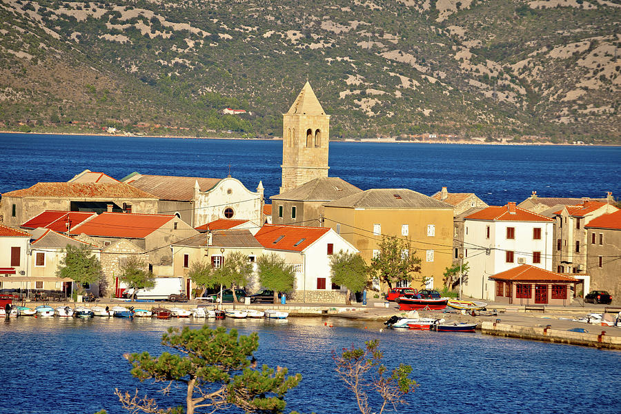 Town of Vinjerac in Velebit bay view Photograph by Brch Photography