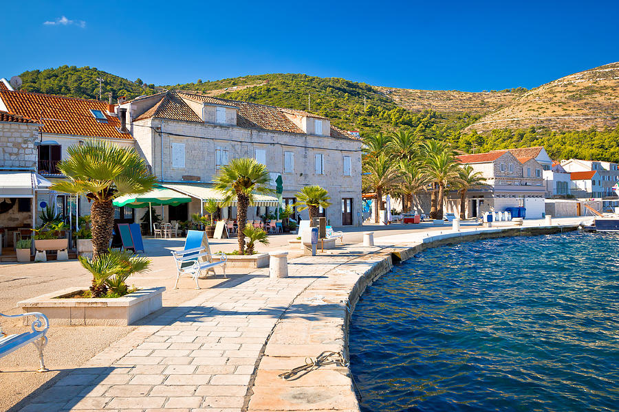 Town of Vis seafront view Photograph by Brch Photography | Fine Art America