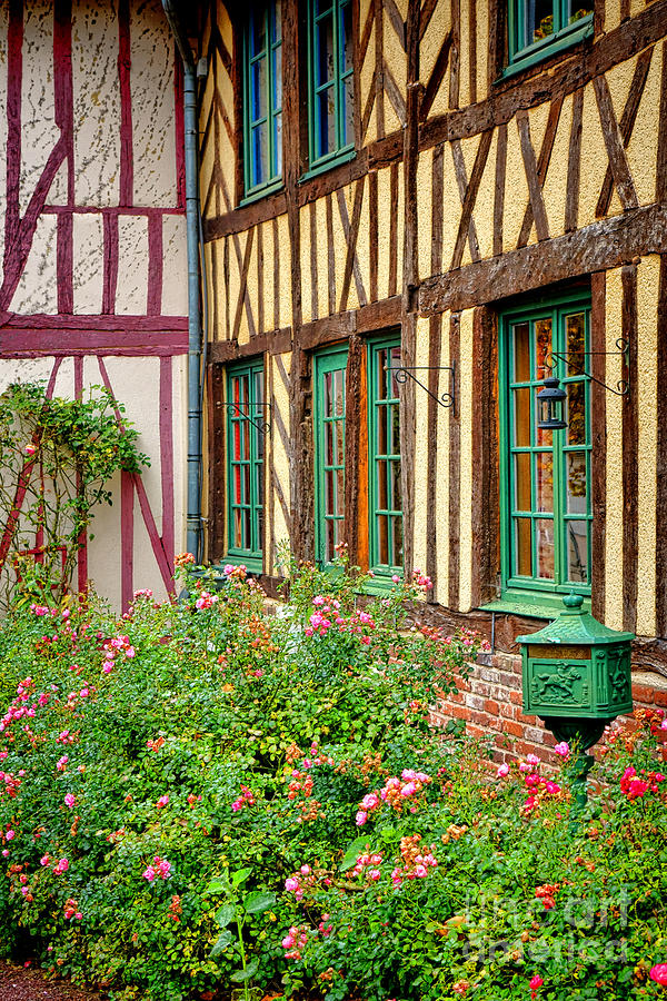 Townhouse in Normandy Photograph by Olivier Le Queinec
