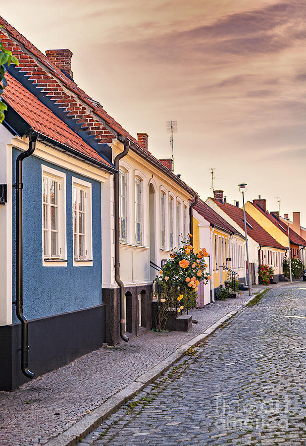 Townhouses in Simrishamn Sweden Photograph by Sophie McAulay - Fine Art ...