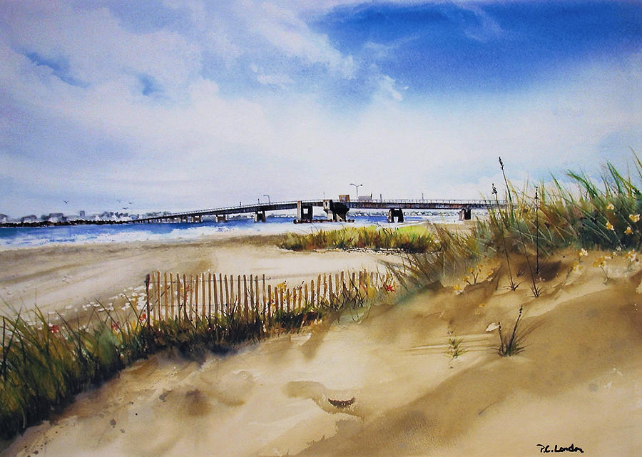 Summer Painting - Townsends Inlet by Phyllis London