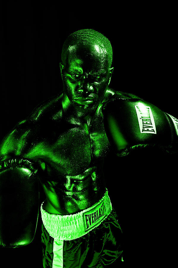 Sports Photograph - Toxic Boxer by Val Black Russian Tourchin