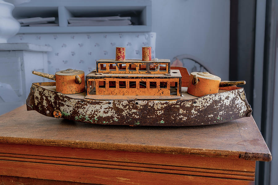 Toy Gunboat Photograph by Gene Parks