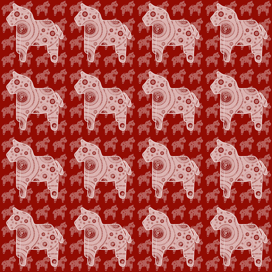 Toy Horse Pattern Painting