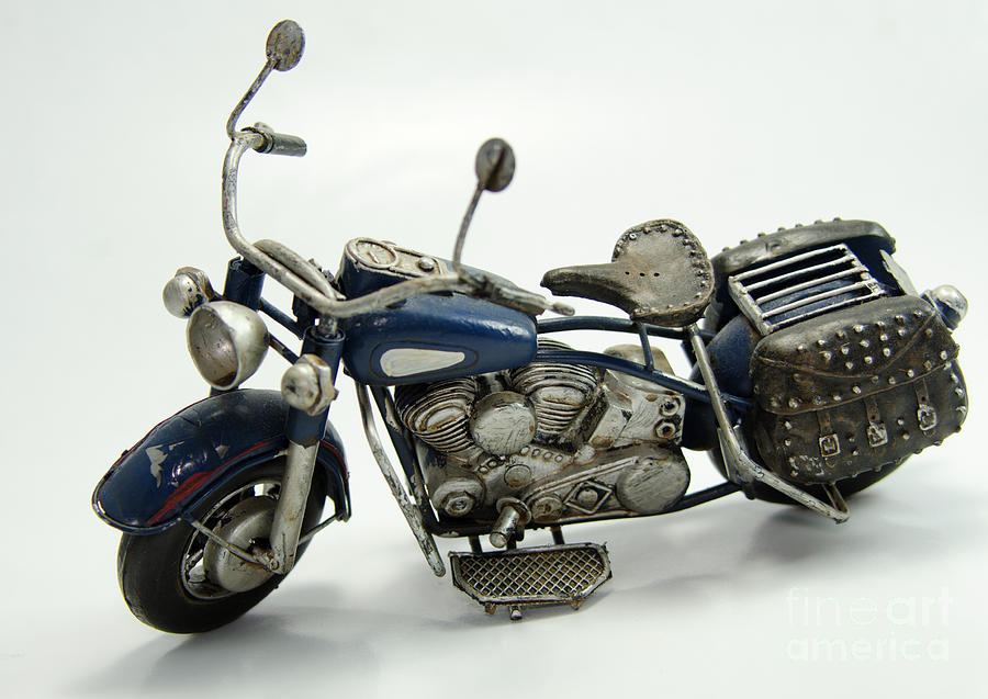 Toy Motorcycle  Photograph by Wilma Birdwell