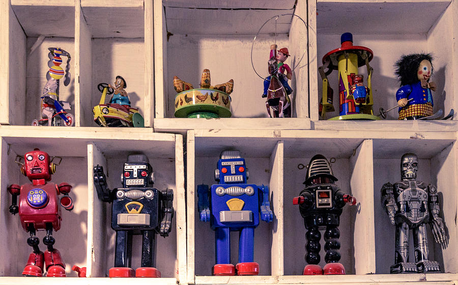 Toy Robots Photograph by Matt Malloy