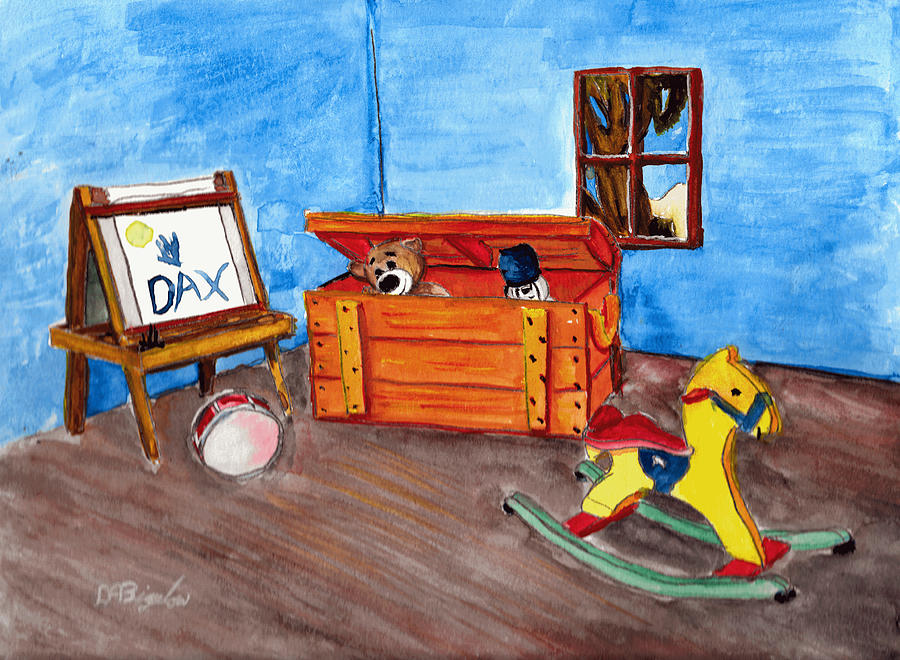 Toy Room Painting by David Bigelow