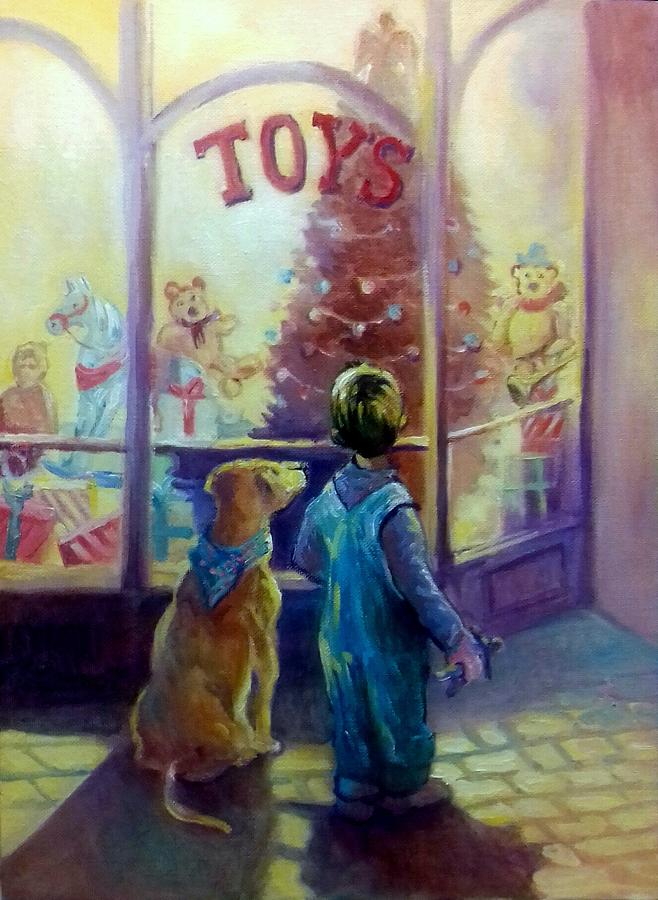 Toy Shop Painting by Paul Weerasekera