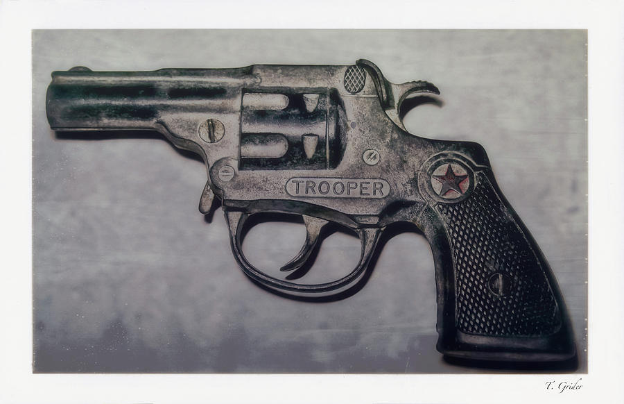Toy Trooper Cap Pistol Photograph by Tony Grider