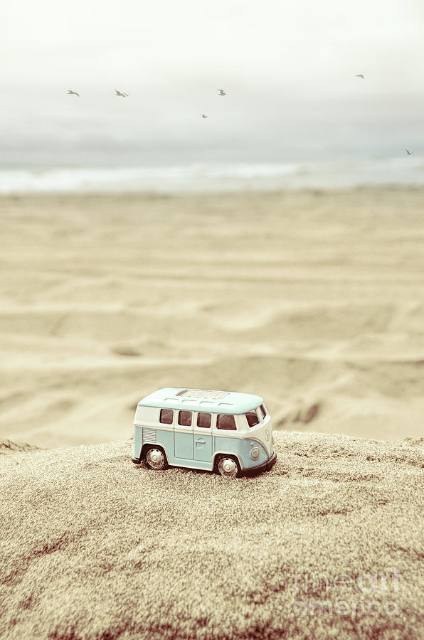 Toy Van at the Beach Photograph by Jill Battaglia