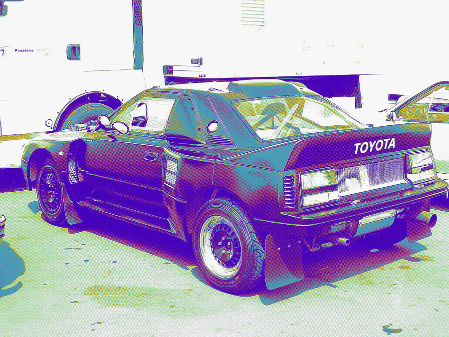 Toyota MR2 Digital Art by Lora Battle - Pixels