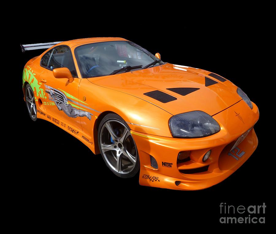 Fast Photograph - Toyota Supra by Vicki Spindler