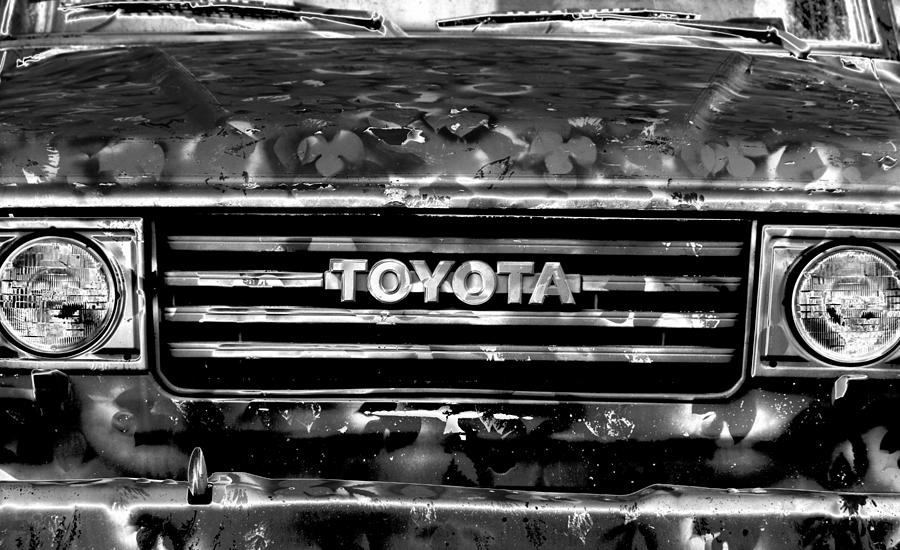 Black And White Photograph - Toyota Truck by Lyle  Huisken