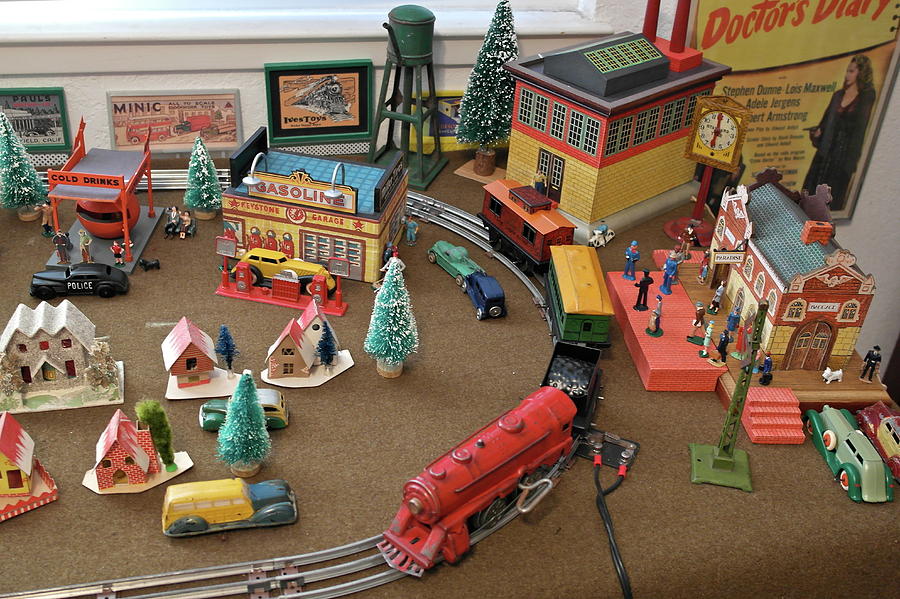 Toytown - Train Set Overview Photograph by Michele Myers