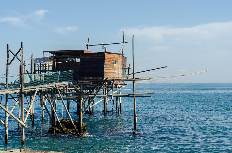 Summer Photograph - Trabocchi Coast - Italy  by AM FineArtPrints