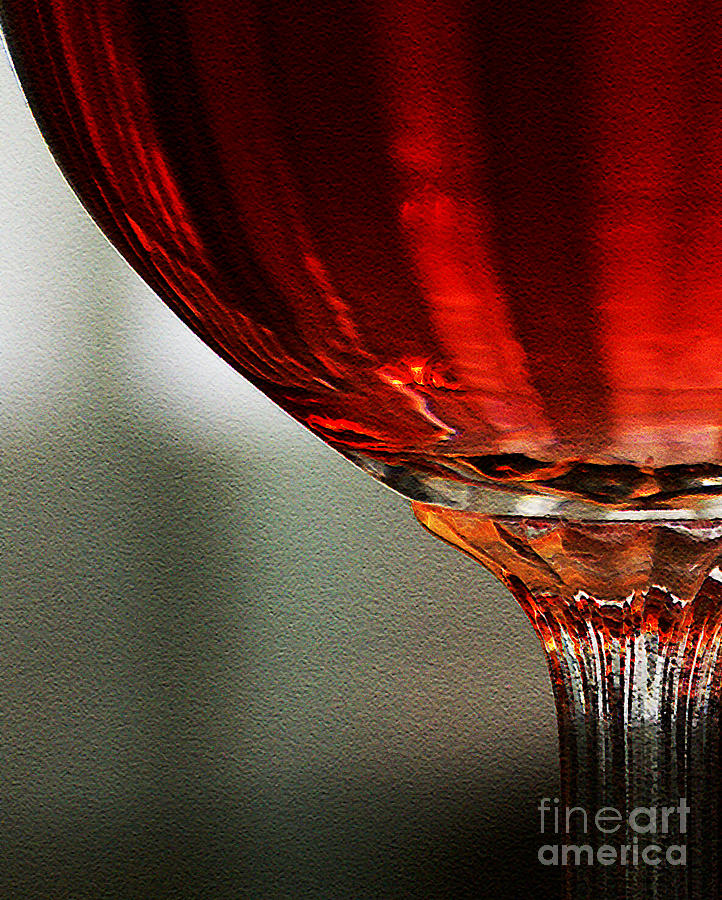Wine Photograph - Tracing The Curve by Linda Shafer