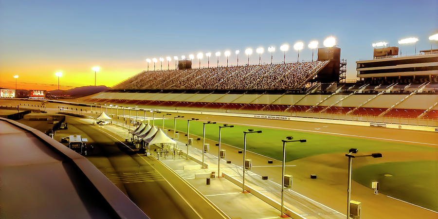 Track sunset Photograph by Darrell Foster