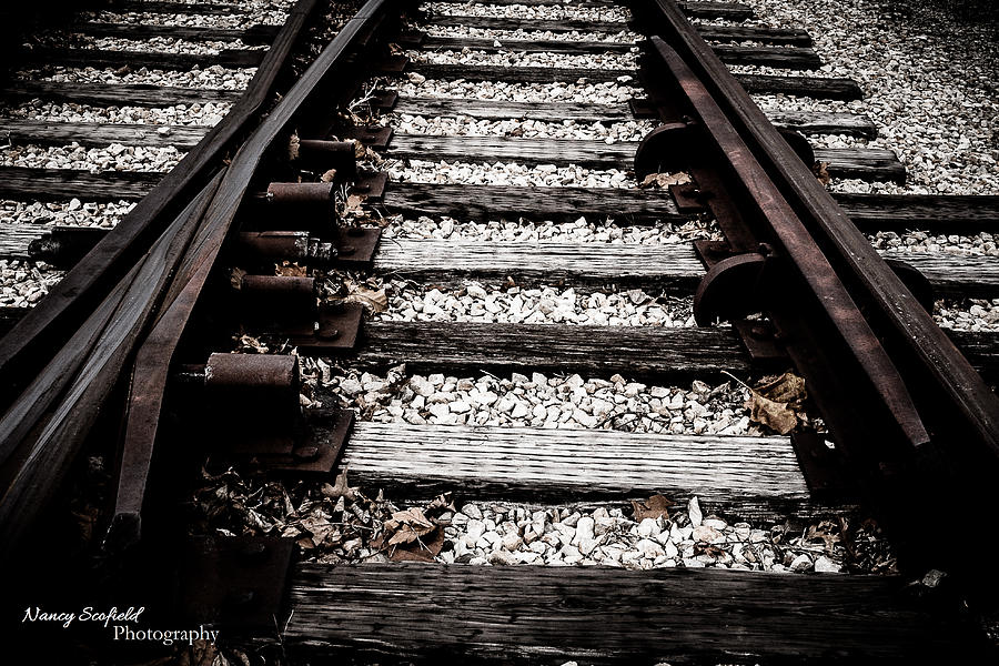 Track Switching Point Photograph By Nancy Scofield Fine Art America