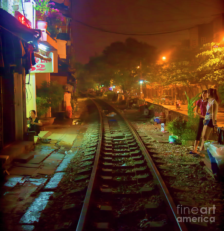 Tracks Hanoi Storefront  Photograph by Chuck Kuhn