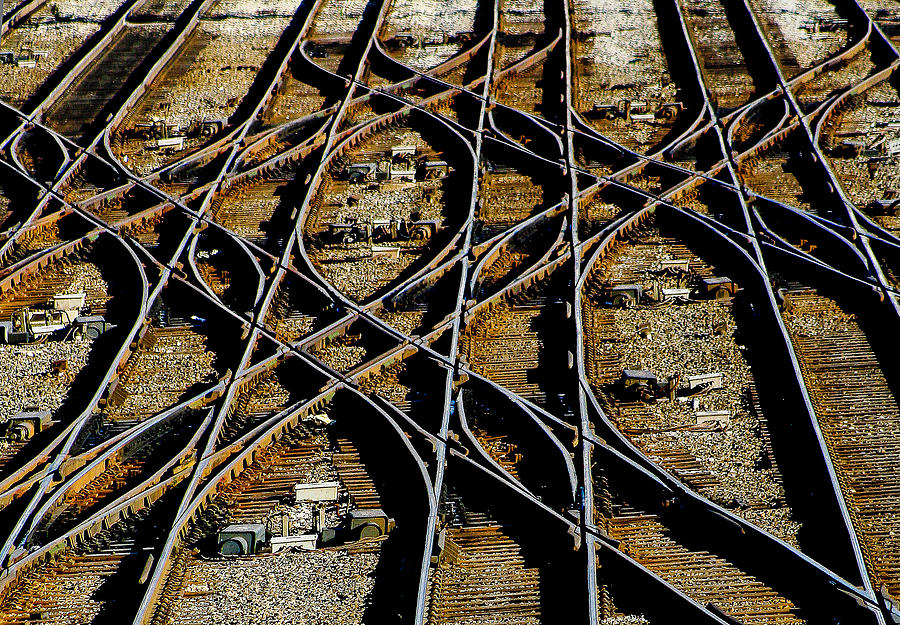 Tracks of Abandon Photograph by Michael Nowotny